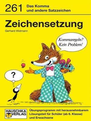 cover image of Zeichensetzung